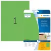 Etiqueta autocolante para impressora HERMA Coloured Labels A4 210x297 mm verde papel mate 20 unid.