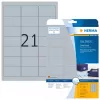 Etiqueta autocolante para impressora HERMA Labels A4 63,5x38,1 mm prateado película brilhante