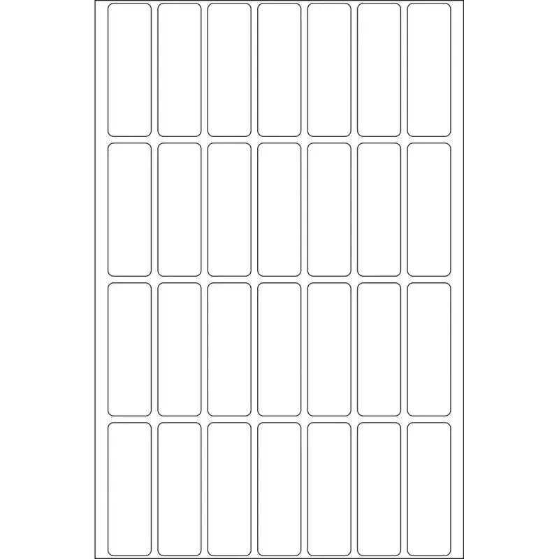 Etiquetas multiusos HERMA 13x40 mm branco papel mate escrita à mão