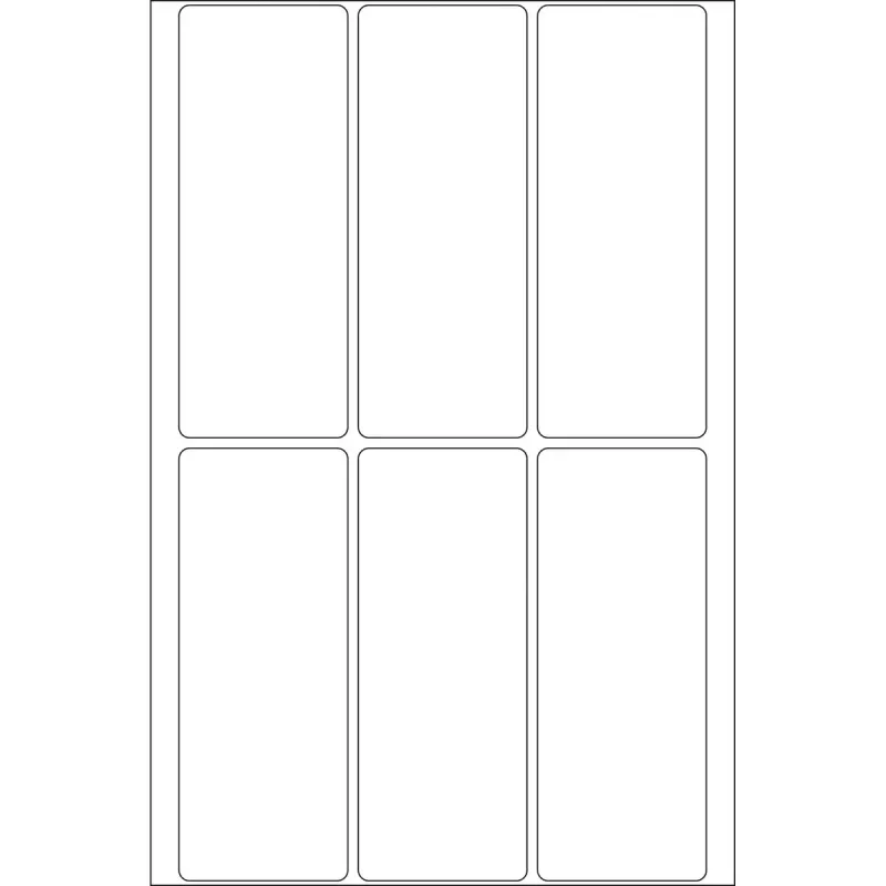 Etiquetas multiusos HERMA 32x82 mm branco papel mate 192 unid.
