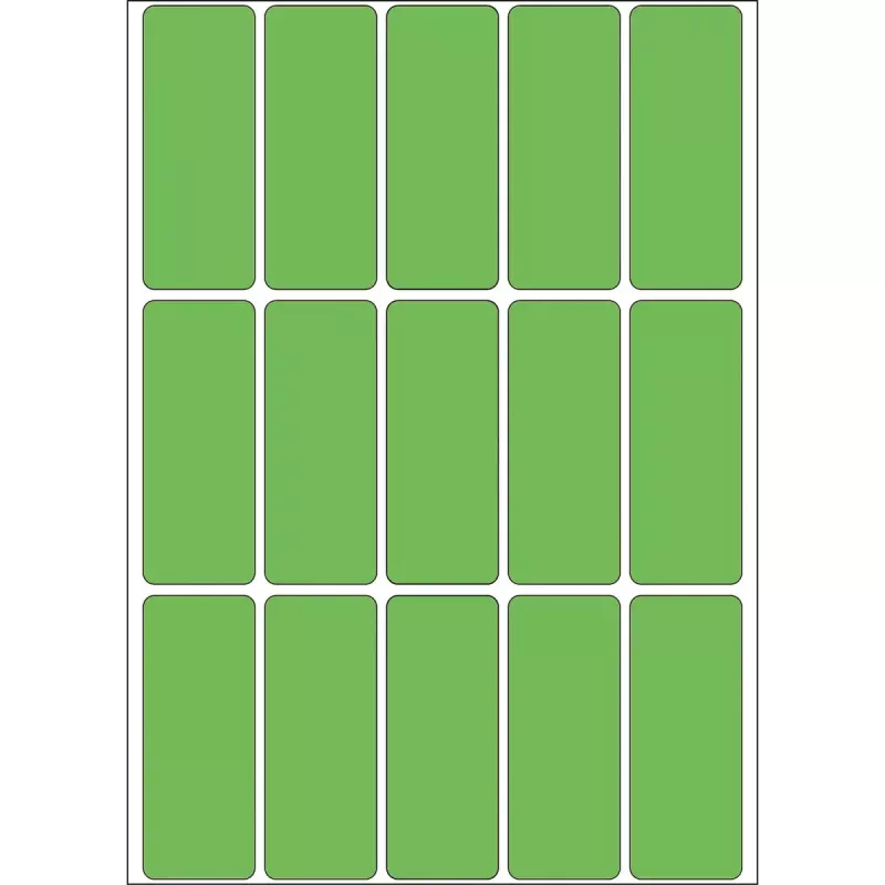 Etiquetas multiusos HERMA 20x50 mm papel verde mate escrita à mão 480 unid.