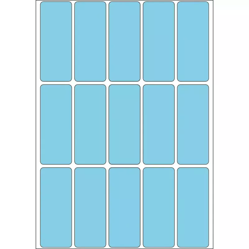 Etiquetas multiusos HERMA 2413 20x50 mm azul papel mate escrita à mão