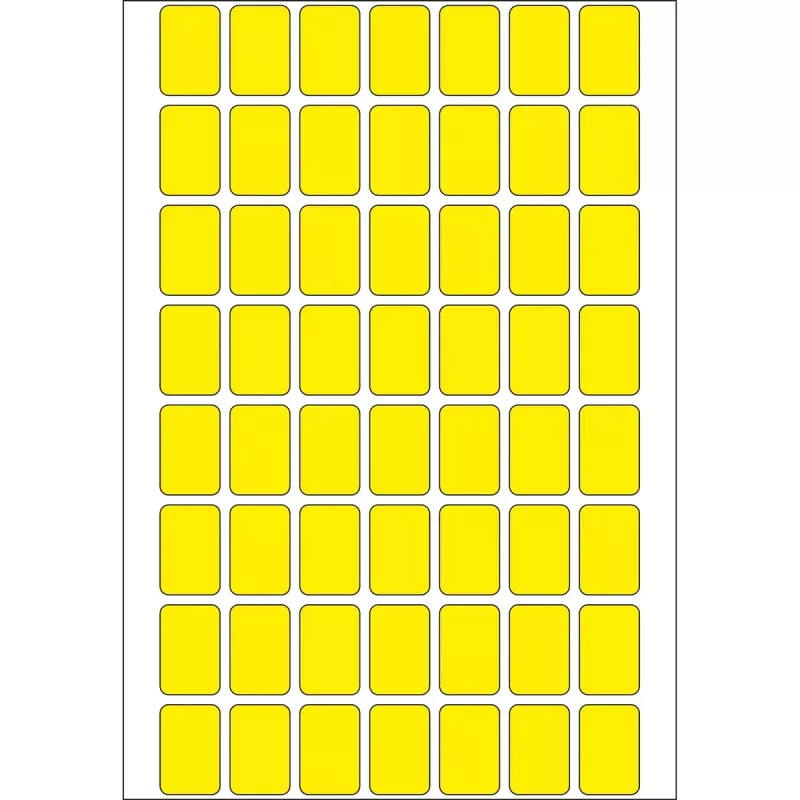 Etiquetas multiusos HERMA 12x18 mm amarelo papel mate 1792 unid.