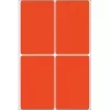 Etiquetas multiusos HERMA 52x82 mm papel vermelho mate escrita à mão 128 unid.