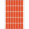 Etiquetas multiusos HERMA 12x30 mm vermelho papel mate para escrita à mão