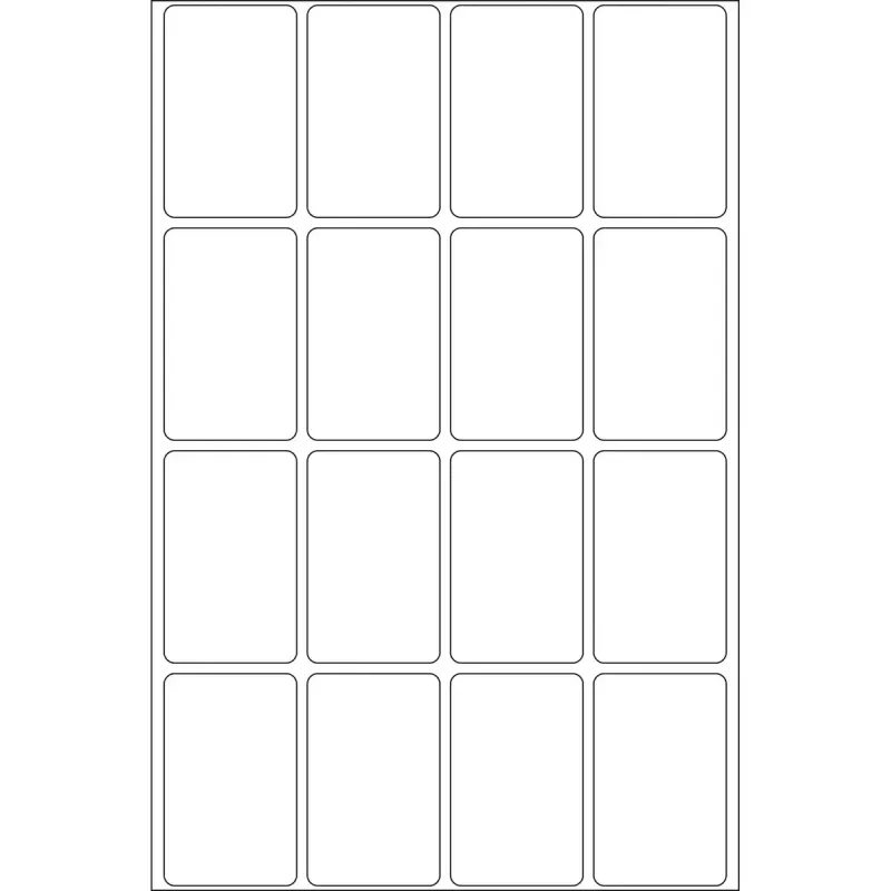 Etiquetas multiusos HERMA 10613 25x40 mm branco reutilizável/removível