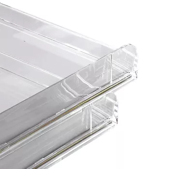 Bandeja de correspondência Rexel Nimbus transparente, acrílico, transparente, cartas, 270 x 320 x 60 mm, 270 mm, 320 mm
