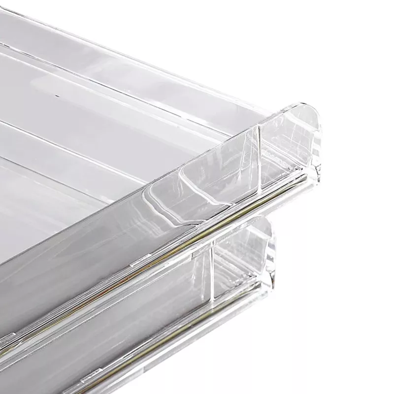 Bandeja de correspondência Rexel Nimbus transparente, acrílico, transparente, cartas, 270 x 320 x 60 mm, 270 mm, 320 mm