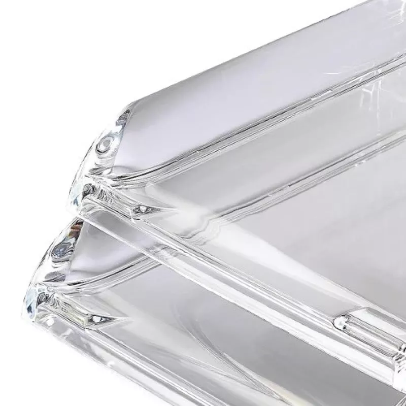 Bandeja de correspondência Rexel Nimbus transparente, acrílico, transparente, cartas, 270 x 320 x 60 mm, 270 mm, 320 mm