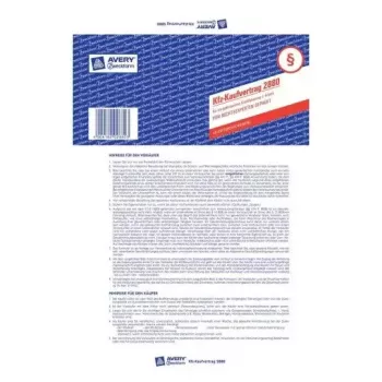 Papel de registo Avery 2880