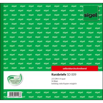 Formulário comercial Sigel SD009