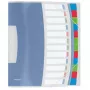 Separador de livro Esselte Divider Book Vivida PP 12 separadores, azul, multicolor, policloreto de vinilo (PVC), A4, 266 mm, 20 mm, 320 mm