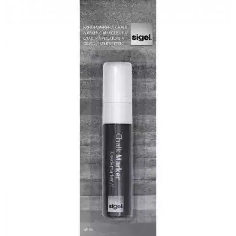 Marcador de giz Sigel GL171 branco