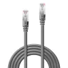 Cabo Lindy 1m CROMO Cat.6 S/FTP, 1 m, Cat6, S/FTP (S-STP), RJ-45, RJ-45, antracite