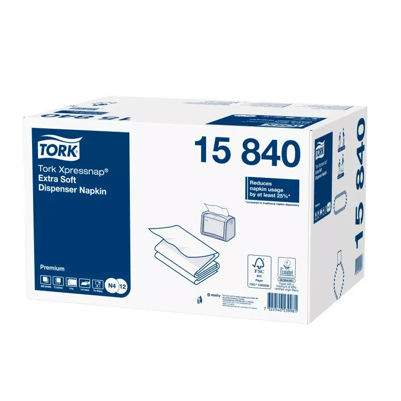 Guardanapos de papel Tork 15840 branco 500 unidades