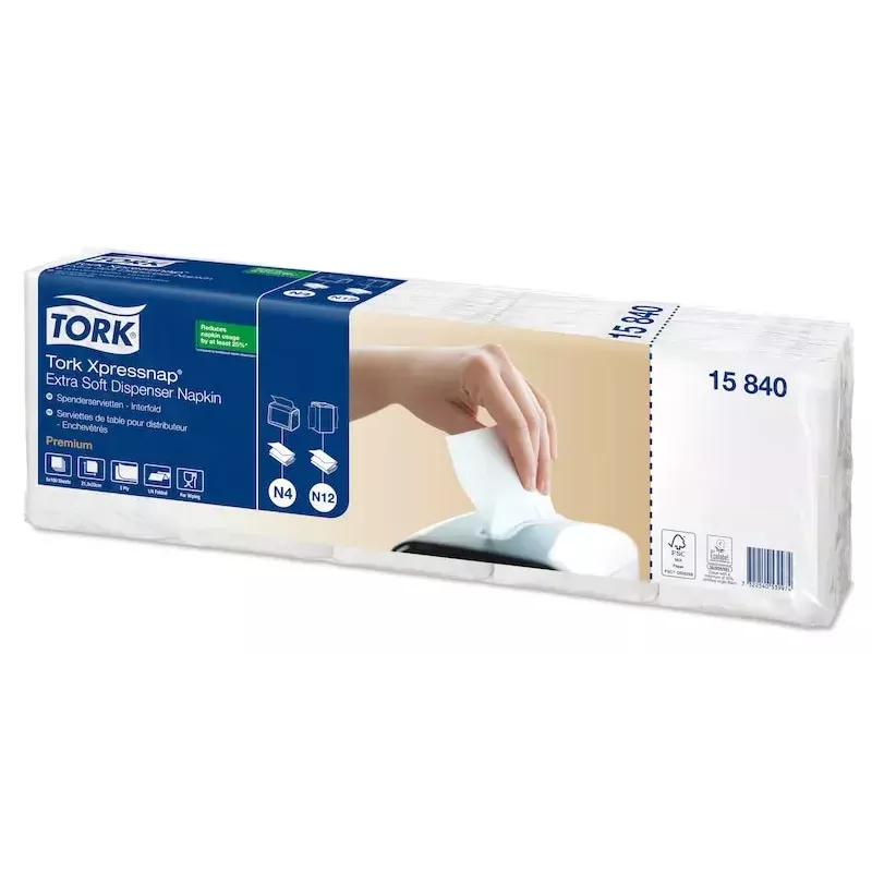 Guardanapos de papel Tork 15840 branco 500 unidades