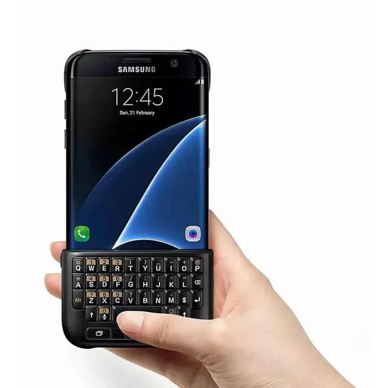 Samsung capa com teclado QWERTZ para Galaxy S6 edge+, preto (EJ-CG928MBEGDE)