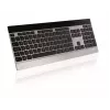 Teclado Rapoo E9270P RF Wireless QWERTZ alemão preto prateado