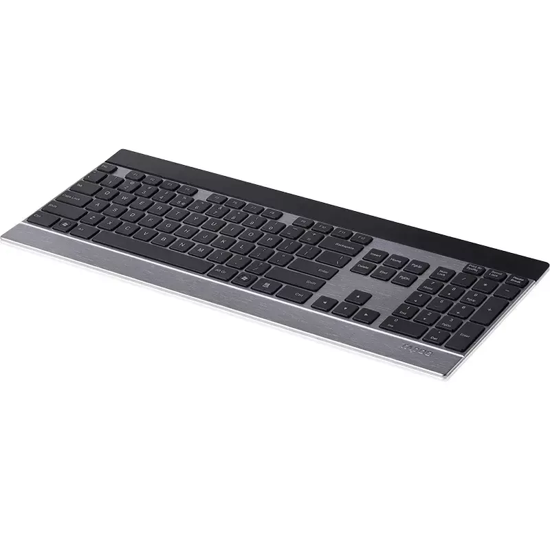Teclado Rapoo E9270P RF Wireless QWERTZ alemão preto prateado