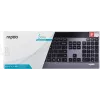 Teclado Rapoo E9270P RF Wireless QWERTZ alemão preto prateado