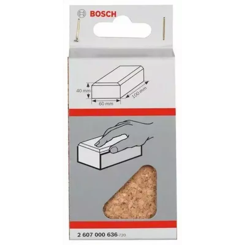 Bosch 2 607 000 636 bloco de lixa