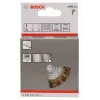 Bosch 2 608 622 130 escova circular, arame ondulado revestido a latão, 80 mm, haste de 6 mm