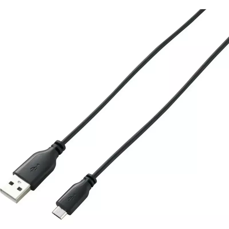 Cabo de dados USB 2.0 Renkforce RF-4032111, USB A para Micro-USB B, 1 m, preto