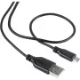 Cabo de dados USB 2.0 Renkforce RF-4032111, USB A para Micro-USB B, 1 m, preto