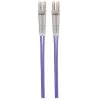 Cabo de patch de fibra ótica Intellinet, OM4, LC/LC, 1 m, violeta, duplex, multimodo, 50/125 µm, LSZH, fibra ótica, garantia vitalícia