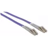 Intellinet 750899 cabo patch de fibra ótica, LC/LC multimodo, 5 m, OM4, 50/125 µm, LSZH, violeta