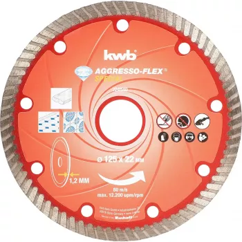 Disco de corte KWB 724540 para betão granito mármore azulejo