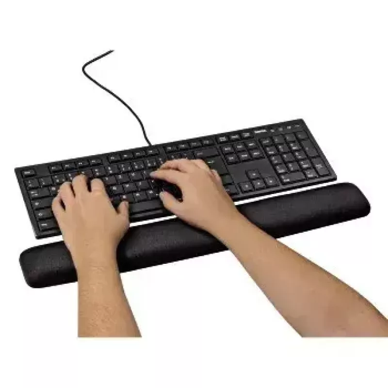 Hama apoio de pulso ergonómico para teclado 00054775, preto