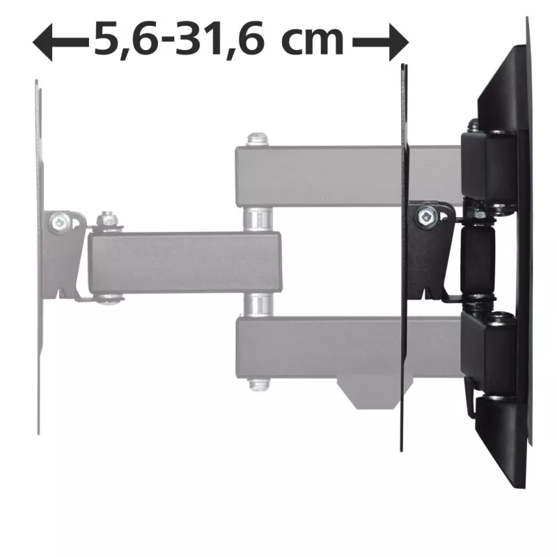 Hama 00118101 suporte de parede para TV 121,9 cm (48 polegadas) preto