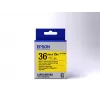 Cartucho de etiquetas Epson magnético LK-7YB2 preto/amarelo 36 mm (1,5 m)