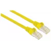 Intellinet 736725 cabo patch de rede, Cat6A, S/FTP PiMF, RJ45 para RJ45, 10 m, sem halogéneos, moldado, sem ganchos, amarelo