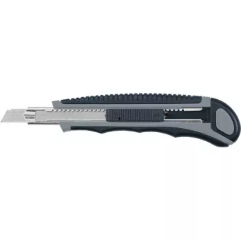 X-ato KWB 014018 preto cinzento lâmina retrátil