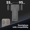 Cellularline Hug - Universal, telemóvel/smartphone, suporte passivo, automóvel, preto