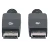 Manhattan 354134 cabo DisplayPort, DP (M) para DP (M), 10 m, com trinco, moldado, suporte 4K, preto