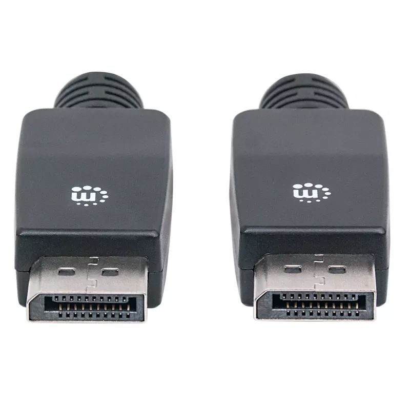 Manhattan 354134 cabo DisplayPort, DP (M) para DP (M), 10 m, com trinco, moldado, suporte 4K, preto