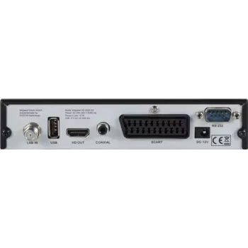Recetor digital Megasat HD 6000 DS cabo Full HD preto