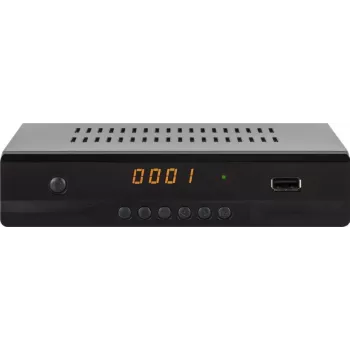 Recetor digital Megasat HD 6000 DS cabo Full HD preto
