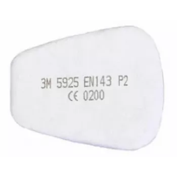 Filtro de partículas 3M 5925 P2 — filtro respiratório substituível para máscaras reutilizáveis 3M