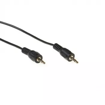 ACT cabo de ligação áudio 5 metros 1x ficha jack 3,5 mm - 1x ficha jack estéreo 3,5 mm