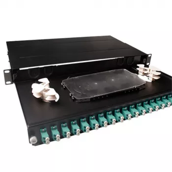 Painel de fibra ACT 24 x duplex LC multimodo OM3
