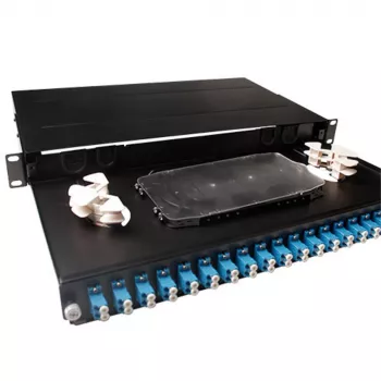 Painel de fibra ACT 24 x duplex LC monomodo OS2