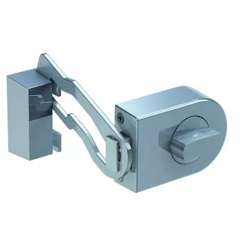 Fecho Olympia RS 50R, aço inoxidável, altura 27 mm, profundidade 128 mm, peso 1,04 kg