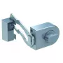 Fecho Olympia RS 50R, aço inoxidável, altura 27 mm, profundidade 128 mm, peso 1,04 kg