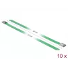 Abraçadeiras DeLOCK 18806 aço verde 300 mm 10 unid.