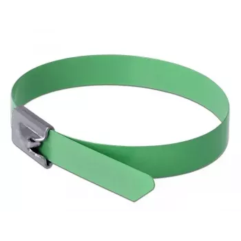 Abraçadeiras DeLOCK 18806 aço verde 300 mm 10 unid.