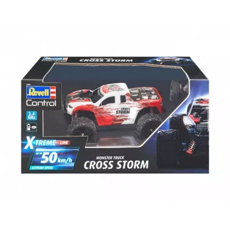 Crawler RC REVELL X-Treme CROSS STORM 1:18 modelo elétrico